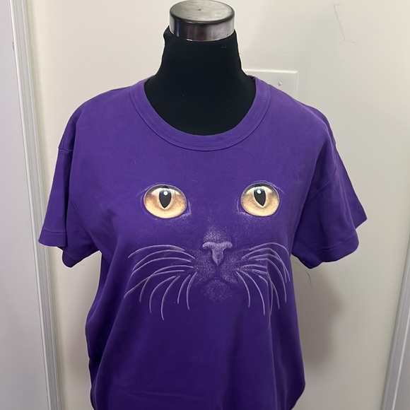 EasyWear Creepy Cat Print Lounge wear Size OS - Picture 7 of 9